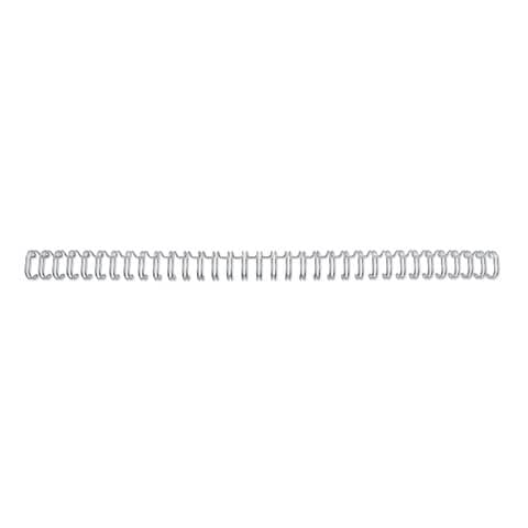 Drahtbinderücken - A4, Nr.9, 14 mm/115 Blatt, 100 Stück, silber