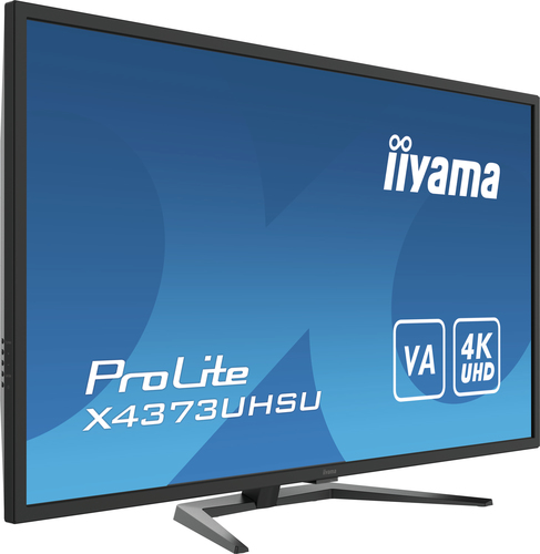 IIYAMA X4373UHSU-B1 109,22cm 43Zoll UW VA 3840x2160 UHD 400cd/m2 3ms HDR400 2xHDMI DP USB-HUB PBP PIP Remote control Speakers