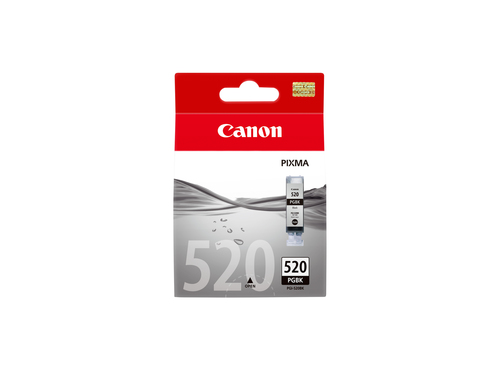 CANON PGI-520BK Tinte schwarz Standardkapazität 19ml 334 Seiten 1er-Pack