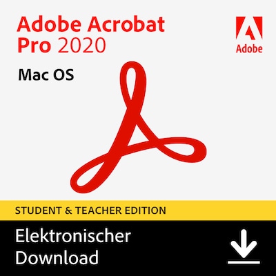 Adobe Acrobat Pro 2020 STE ESD Perpetual Mac DE