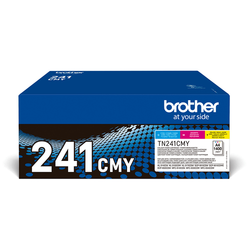BROTHER TN241C/M/Y rainbow pack multi pack toners C/M/Y 1400pages/cartridge