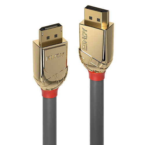 LINDY 3m DisplayPort Kabel Gold Line Aufloesung: 4096x2160 60Hz 4:4:4 10bit
