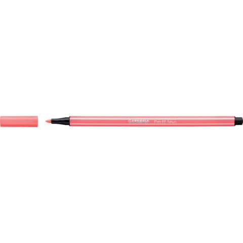 Premium-Filzstift - Pen 68 - Einzelstift - neonrot