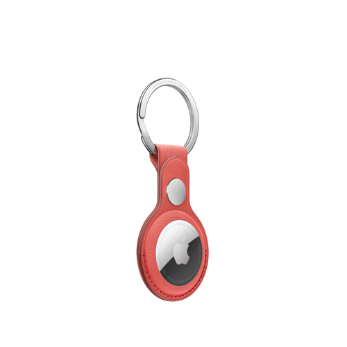 APPLE AirTag FineWoven Key Ring Coral