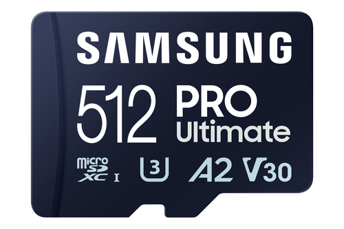 SAMSUNG Pro Ultimate microSD 512GB Memory Card UHS-I U3 FHD 4K UHD 200MB/s Read 130 MB/s Write for Smartphone Drone Incl SD Adapter