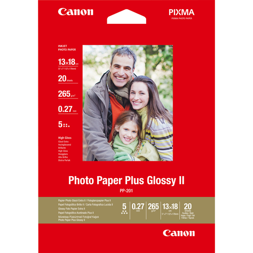 CANON PP-201 plus Foto Papier 260g/m2 13x18cm 20 Blatt 1er-Pack