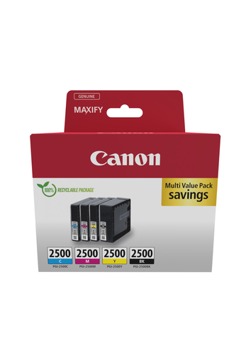 CANON PGI-2500 Ink Cartridge BK/C/M/Y MULTI