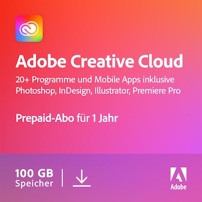 Adobe Creative Cloud Individual 1Jahr Download