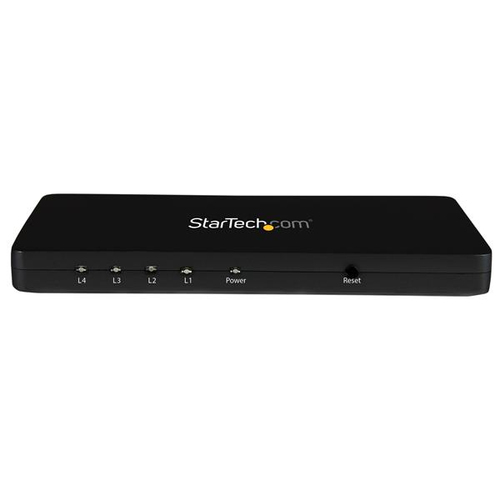 STARTECH.COM4 Port HDMI 4k Video Splitter - 1x4 HDMI Verteiler mit Aluminiumgehäuse - 4k - 30 Hz - 4 fach Ultra HD 1080p HDMI Sw