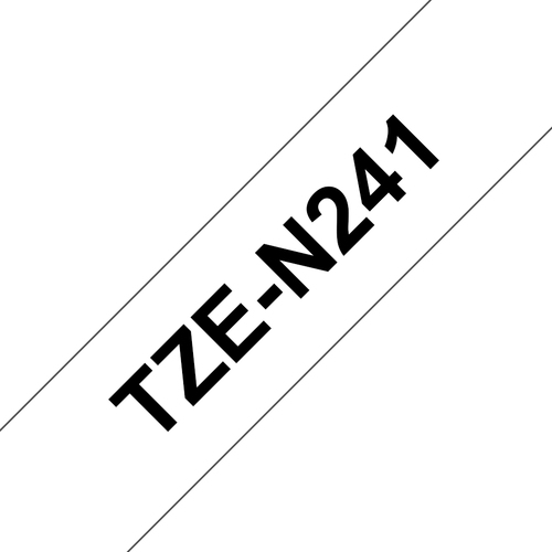 BROTHER P-Touch TZE-N241 schwarz auf weiss 18mm