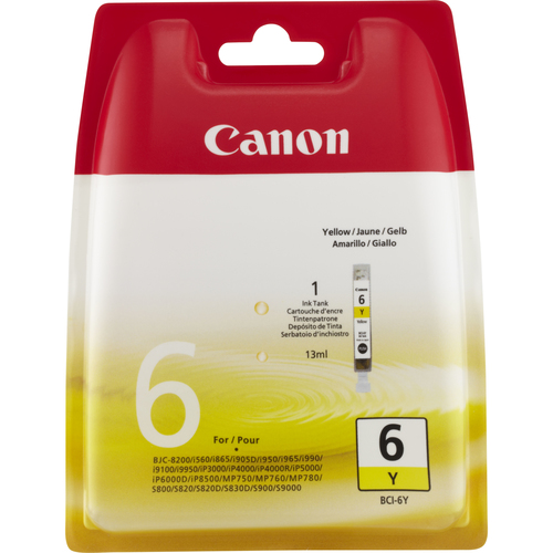 CANON BCI-6Y Tinte gelb Standardkapazität 13ml 1er-Pack