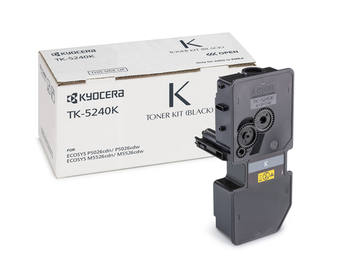 KYOCERA TK-5240K Toner schwarz für 4.000 Seiten ISO/IEC 19798