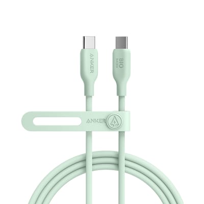 Anker 543 Eco-friendly Bio-TPU-Kabel USB-C zu USB-C 1,8m grün