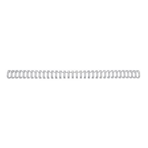 Drahtbinderücken - A4, Nr.5, 8 mm/70 Blatt, 100 Stück, silber