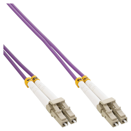 INLINE LWL Duplex Kabel LC/LC 50/125um OM4 1m
