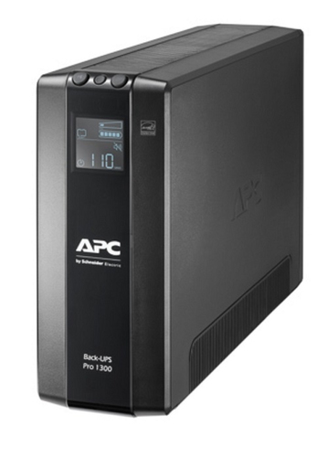 APC Back UPS Pro BR 1300VA 8 Outlets AVR LCD Interface