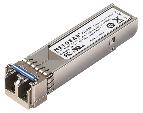 NETGEAR ProSafe 10GB-LRM SFP+ LC GBIC bis zu 220m passen in M5300, M7100, M7300 Serie built-in SFP+ Standarsschnittstelle (Front) p