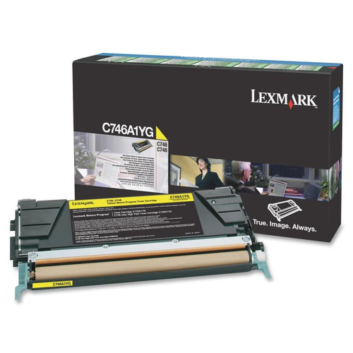 LEXMARK C746, C748 7K Toner gelb Standardkapazität 7.000 Seiten 1er-Pack With returnprogram