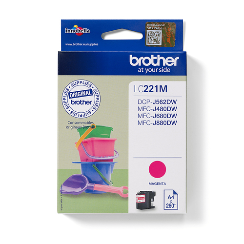 BROTHER LC221M ink magenta 300 pages