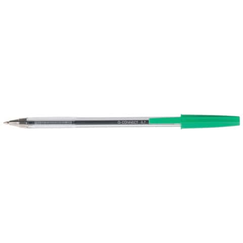 Einwegkugelschreiber, ca. 1mm, grün