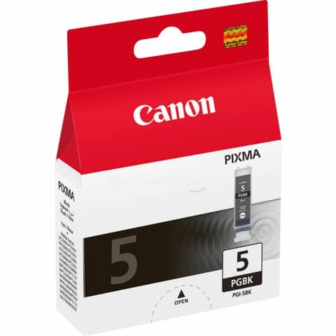 Original Canon Tintenpatrone schwarz pigmentiert (0628B001,628B001,PGI-5,PGI-5BK)