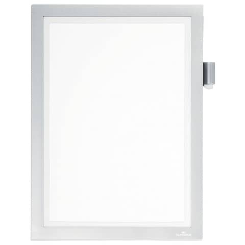 Informationsrahmen DURAFRAME® MAGNETIC NOTE - A4, metallic silber
