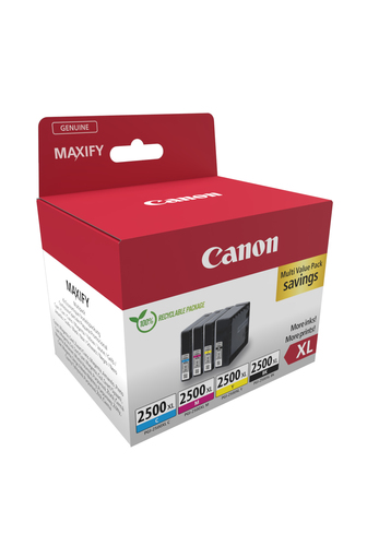 CANON PGI-2500XL Ink Cartridge BK/C/M/Y MULTI