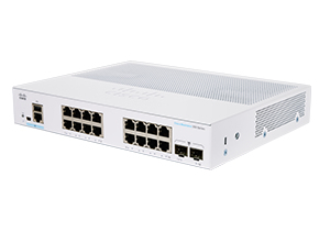 CISCO Business Switching CBS350 Managed 16-port Gigabit 2x1G SFP uplink fanless