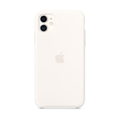 Apple Original iPhone 11 Silikon Case Weiß