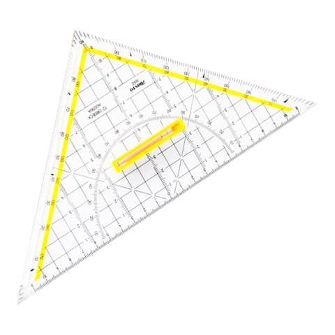 Zeichendreieck TZ-Dreieck®, Plexiglas® mit Griff, 250 mm, glasklar