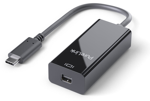 PURELINK IS211 iSerie - 0,10m USB-C auf Mini DisplayPort Adapter 4K60 schwarz