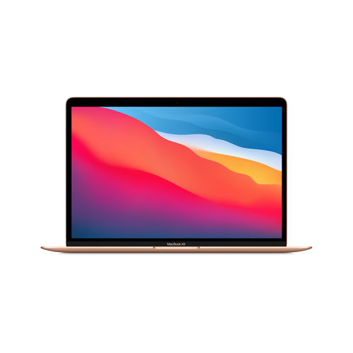 APPLE MacBook Air 33,78cm 13,3Zoll Apple M1 Chip 8-Core CPU und 7-Core GPU 8GB gem. RAM 256GB SSD DE - Gold