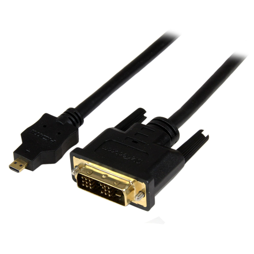STARTECH.COM 2m Micro HDMI auf DVI Kabel - micro HDMI Typ-D / DVI-D Adapterkabel - St/St