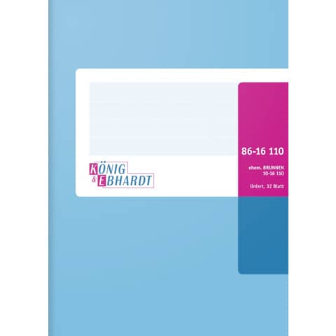 Geschäftsbuch - A6, liniert, 32 Blatt